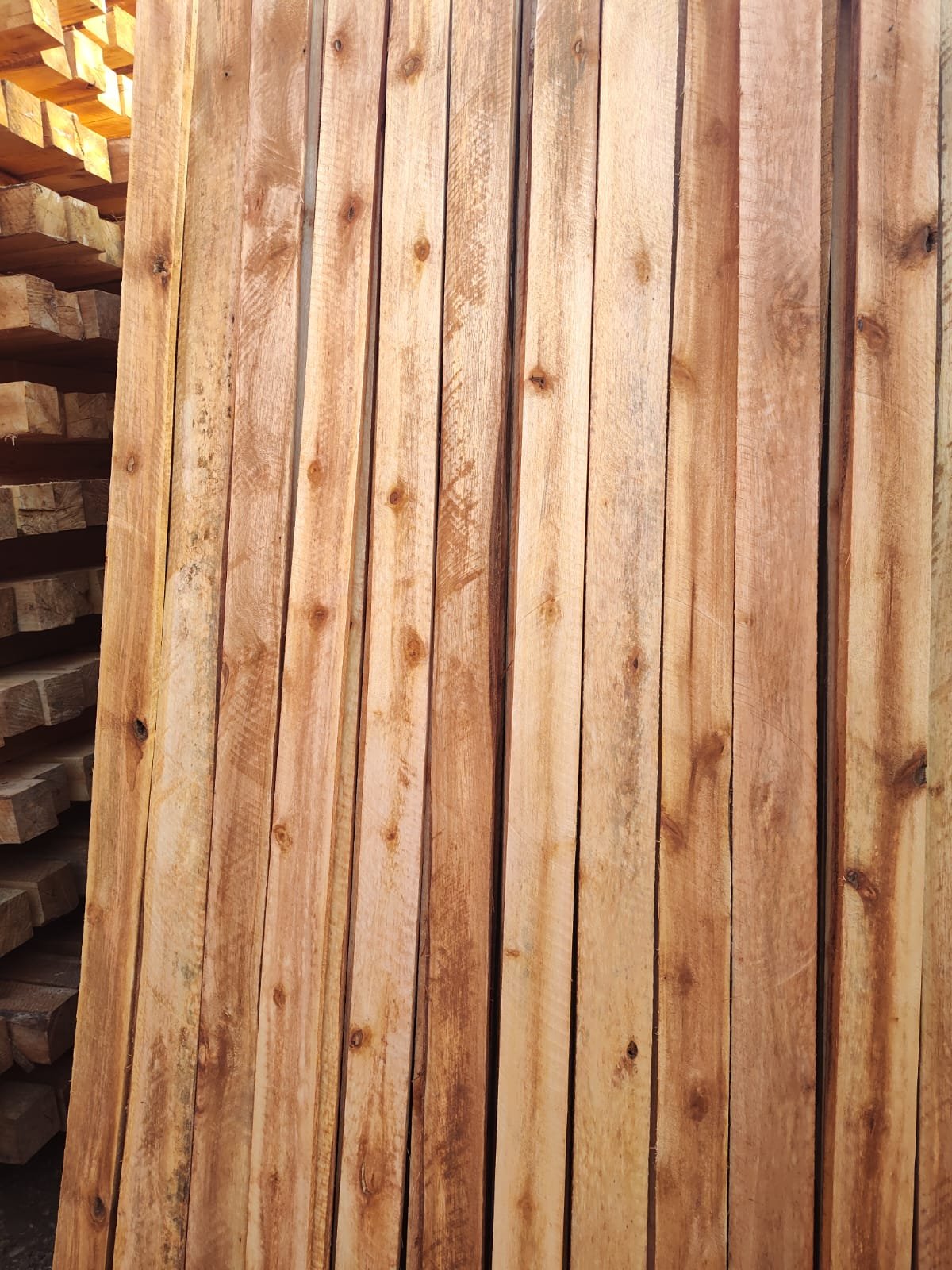 Tablas de madera para construcción